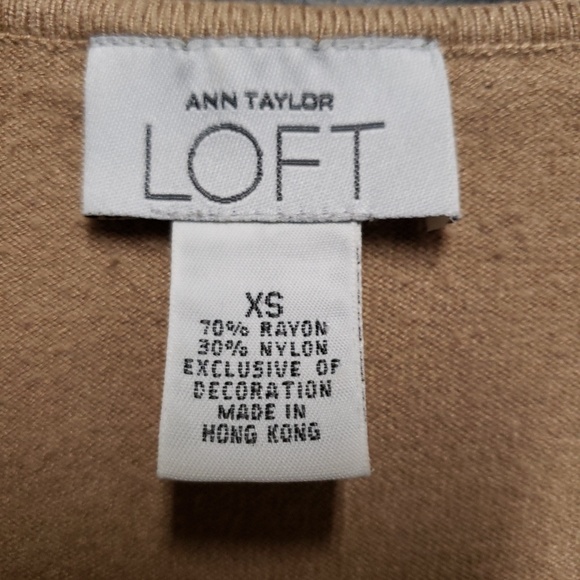 💗LOFT brown soft sweater XS - Picture 2 of 3